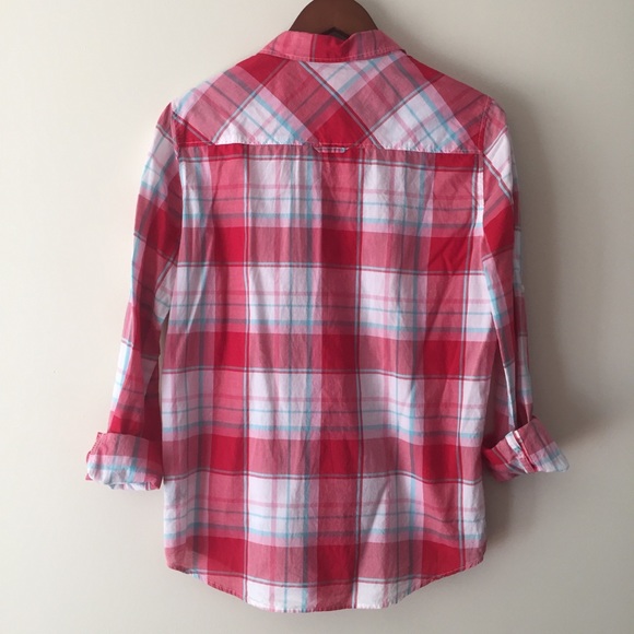 Plaid Button Down by Express - Picture 2 of 4